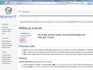 Bukkit für Linux MC Gameserver