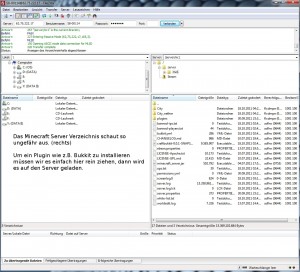 FTP Verzeichnis Minecraft Server