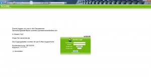 Serverbiz Webinterface Login - Minecraft Sercer