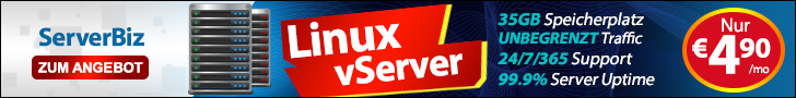 SERVERBIZ vServer VPS mieten